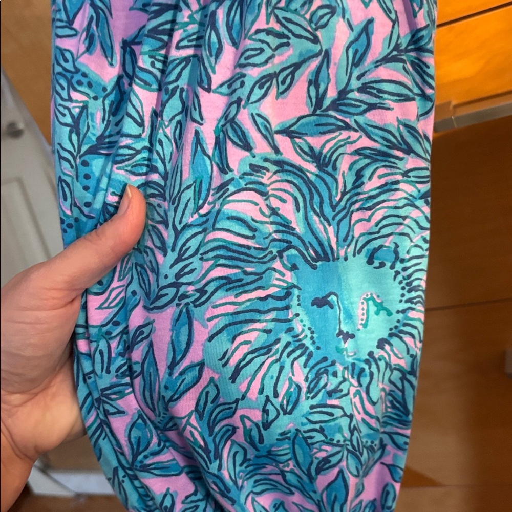 Lilly Pulitzer Pink and Blue Patterned Dress